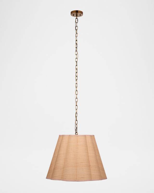 Scalloped Hanging Pendant